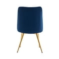 thumbnail image 3 of Porthos Home Tori Kitchen And Dining Room Chair, Velvet, Gold Legs, 3 of 6