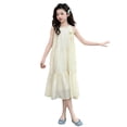 thumbnail image 2 of EnJoCho Girls Summer Dress Toddler Maxi Dress Summer Girls Puffy Tulle Dress Summer A Line 𝖲undress Cotton Sleeveless Summer Dress, 2 of 6