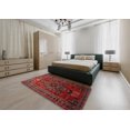 thumbnail image 5 of Ahgly Company Machine Washable Indoor Rectangle Traditional Chestnut Brown Area Rugs, 7' x 9', 5 of 7