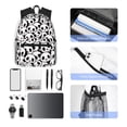 thumbnail image 4 of Disketp Cute Panda Mochila Ligera Clásica con Múltiples Bolsillos, Mochila Casual para Hombre y Mujer, Ideal para Escuela, Trabajo y Viajes, 4 of 6