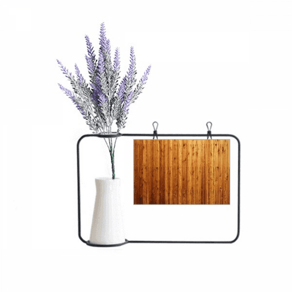 Orange Wood Floor Wallpaper Texture Artificial Lavender Flower Vase Bottle Card