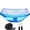 Blue, variant on 2-In-1 Camping Hammock With Mosquito Net 1.6lbs Ultralight Parachute Nylon Hanging Bed For Outdoor Survival Travel Backyard