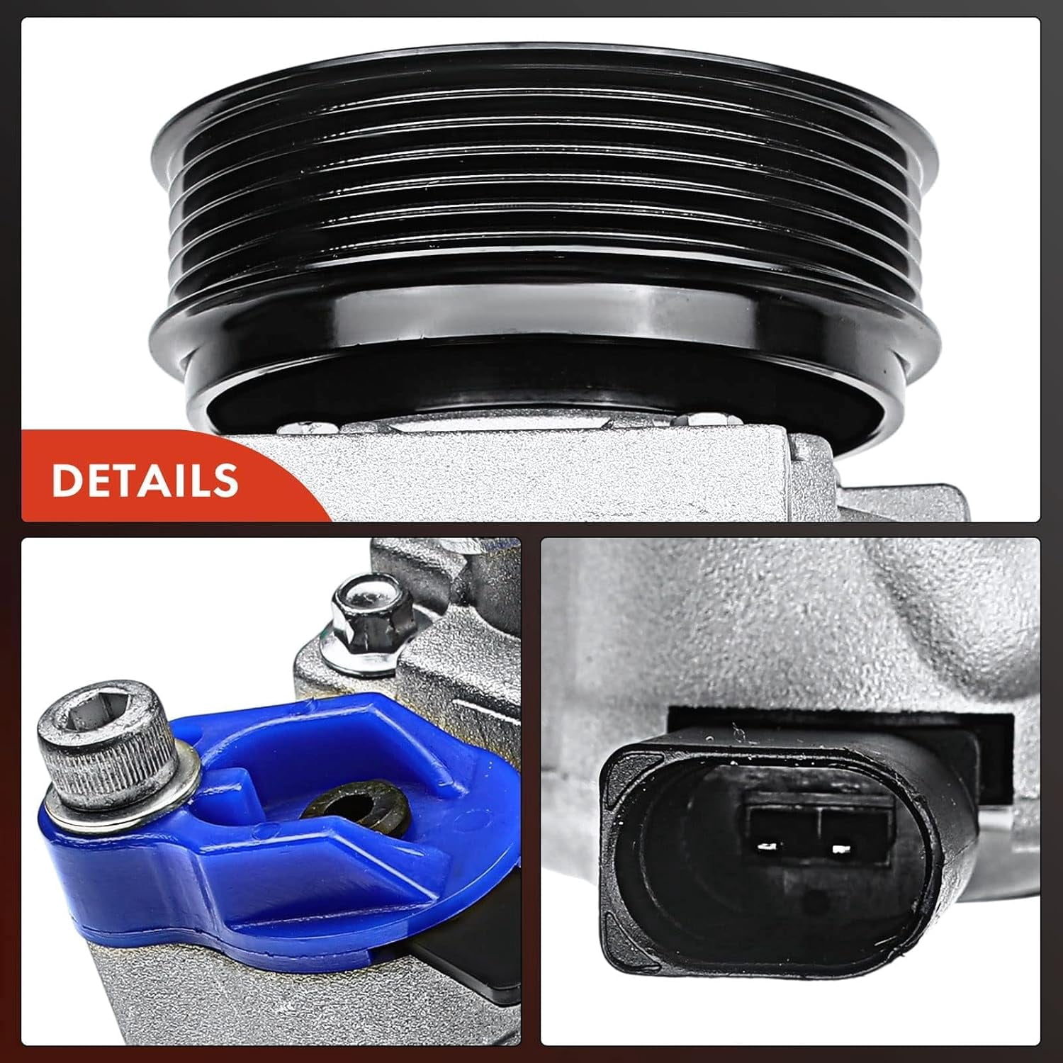 A-Premium AC Compressor with Clutch Compatible with Audi A4 Quattro 2007-2009 L4 2.0L