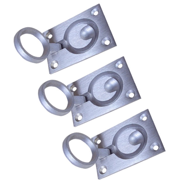 AURARMLET 3Ud Invisibles De Inoxidable Para Muebles Y Puertas Correderas Plata