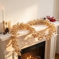 thumbnail image 4 of Christmas Garland Artificial Berry Rattan, Realistic Foam Berry Stems with Flexible Metal Wire, No Fade, 59 Inch, for Christmas Tree, Fireplace, Wreath, Holiday Indoor Outdoor Decoration, 4 of 6
