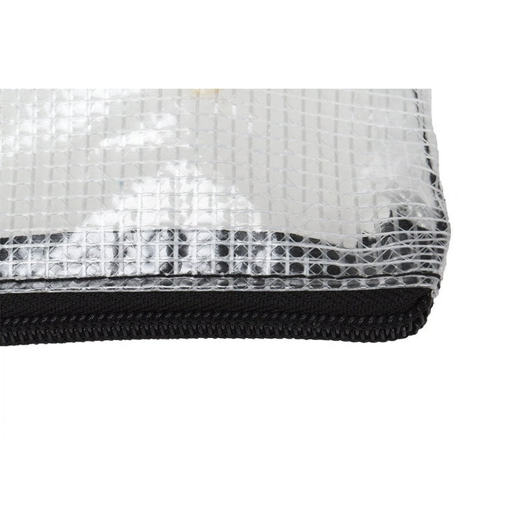 Creative Mark Mesh Zipper Bag 5x15- Medium - Zippered Pouches for  Classroom, Studio, Home - Clear Zipper Pouch for Art Supplies, Board Games  - Mesh Travel Organizer and Storage Bags 
