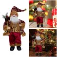 thumbnail image 3 of fastboy Bonhomme de Neige Santa Claus Poupée Décoration Intérieur Table Bureau Statue Décor Or Rouge, 3 of 7