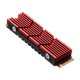 thumbnail image 1 of M.2 2280 Disipador de calor Aleación de aluminio SSD Cooler para consola de juegos PS5 (rojo), 1 of 6