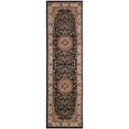 thumbnail image 5 of SAFAVIEH Lyndhurst Gabriella Traditional Bordered Runner Rug, Black/Ivory, 2'3" x 6', 5 of 11