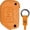 Orange, variant on Compatible Key Fob Cover for Jeep Grand Cherokee Dodge Charger Challenger Durango Journey Dart Chrysler 300 Key Case Holder Protector Keychain