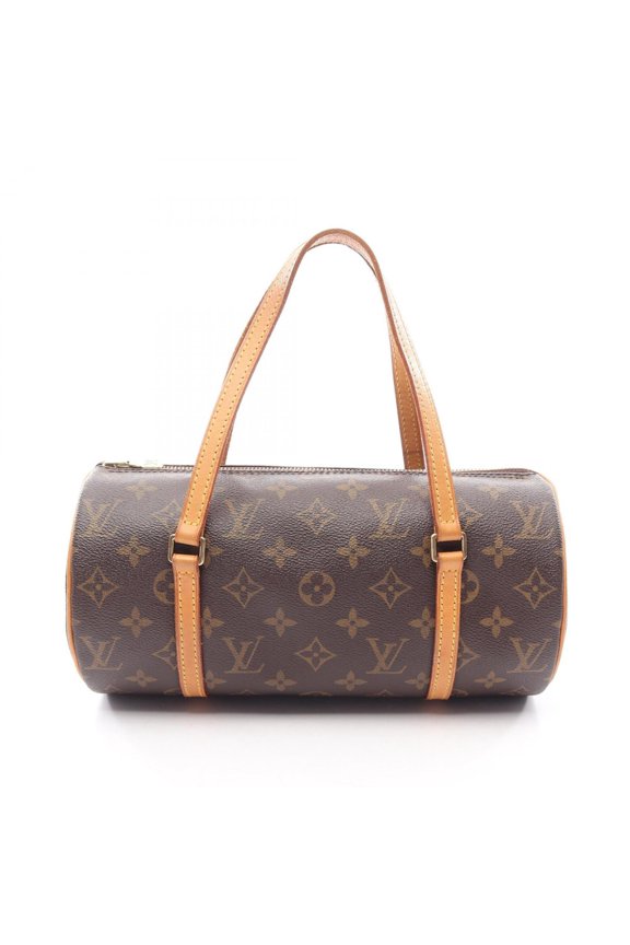 Pre-Owned Louis Vuitton Papillon 26 Handbag, Coated Canvas and Leather, Monogram Pattern,...