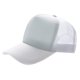 thumbnail image 1 of Gorra de béisbol de malla transpirable y ajustable, con protección solar, para verano (hexágono blanco), 1 of 6