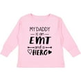 thumbnail image 3 of Inktastic My Daddy is an EMT and a Hero Boys or Girls Long Sleeve Toddler T-Shirt, 3 of 5