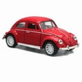 thumbnail image 2 of 1/36 Scale Diecast Metal Pull Back Action Drives Car Forward Car Model Toy for Gift/Kids (RED), 2 of 10