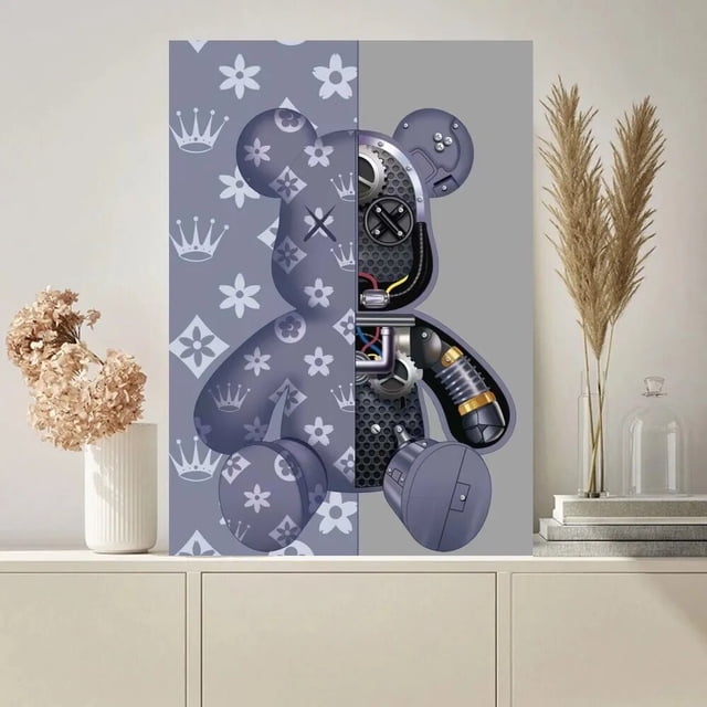 Bearbrick Gloomy BB Toys, póster lindo, pinturas en la pared, sala de estar imagen para, pintura Interior, decoración de la habitación