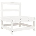 thumbnail image 5 of vidaXL 4 Piece Patio Lounge Set White Solid Wood Pine, 5 of 8