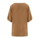 thumbnail image 5 of Puntoco Cárdigan De Mujer Abrigo Otoño Encaje Verano Color Sólido Manga Media top Caqui Xl, Regalo Para Mujer, 5 of 5