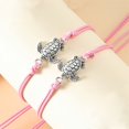thumbnail image 4 of SIfdSeng 2Pcs Turtle Bracelet Back to School Gift Bracelet Plus Card Back to School Gifts Bracelet Set for 2 First Day of School Bracelet Mommy and Me Bracelets for Mother Rose Quartz Bracelet, 4 of 4
