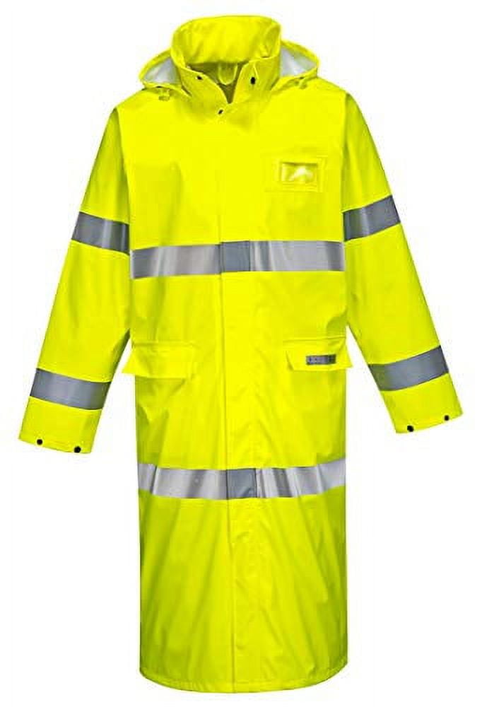 Portwest FR44 2X-Large Yellow Hi-Vis Waterproof Flame