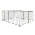 thumbnail image 6 of JBLCC 10 x 10 Heavy Duty Galvanized Chain Link Dog Kennel Enclosure for Large Dogs Outdoor Dog Cages, 6 of 10