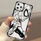 thumbnail image 3 of MARVEL Funda De Teléfono Para IPhone 14 13 12 Pro Max 14 Plus Mini 6 6s 7 8 XR X XS Protectora Suave De TPU Transparente Angel Eyes, 3 of 4