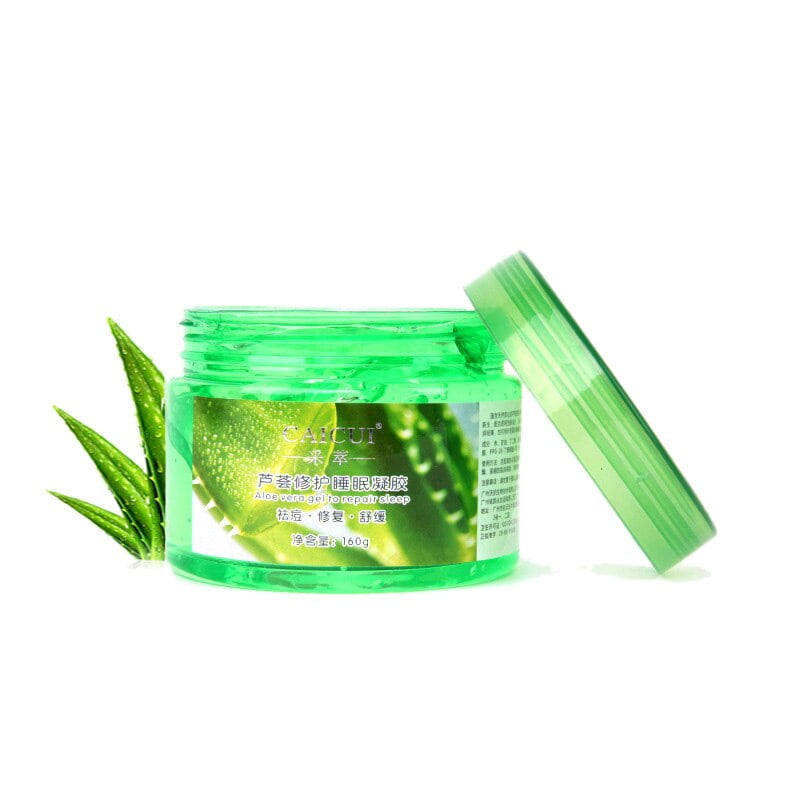 aloe vera plant sleep mask gel cream essence moisturizing repair blackhead remover acne
