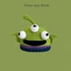 thumbnail image 3 of Otoño e invierno monstruo verde Shrek parodia de dibujos animados linda lana tejida a mano, 3 of 6