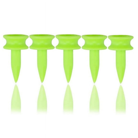 Golf Tees 1 Inch 100 Count Plastic Golf Castle Small Tees(Green)