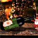 thumbnail image 4 of Kearding 10 unidades/juego de etiquetas adhesivas para botella de vino de Navidad, cubierta para botella de vino de Navidad, adornos para botella de vino Barra de herramientas Kearding HA038643-00, 4 of 6