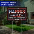 Alexda Walz 2024 Yard Sign Double Yard Sign 18x12 Inches With H Stake