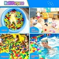thumbnail image 6 of Ball Pit Balls for Baby and Toddler Phthalate Free BPA Free Crush Proof Plastic - Multicolored Pit Balls in Reusable Play Toys for Kids with Storage Bag, 6 of 14