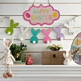 thumbnail image 2 of Thanksgiving Decorations Creative Easter Party Crafts Decor DIY Handmade Rabbit Wooden Sign Hangings, 2 of 4