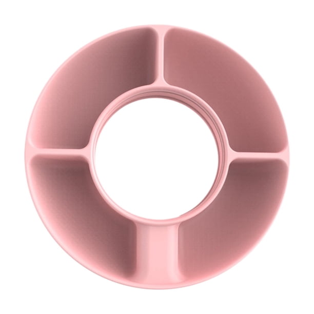 Tazón de aperitivos portátil Naiovety con asa para taza Stanleys de 40 Oz rosa 4 cuadros