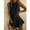 Black, variant on ZZwxWA Linen Tank Tops for Women Summer Mini Sundress Loose Fit Sleeveless Tunic Tops Plus Size Stylish Lace Hem Tunic Dress