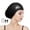 Black, variant on BUTKLNYTS Silicone Swim Cap for Women, Waterproof, Long Hair Friendly, Ear Protection, Includes Nose Clip and Earplugs