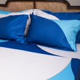 thumbnail image 1 of Swim Blue Echo King Bedding Set | King Size, 1 of 8