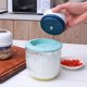 thumbnail image 4 of Advancent Picadora de ajo eléctrica 2 en 1, prensa de cocina, picadora de alimentos, batidora de huevos lavable desmontable, máquina trituradora para Electrodomésticos Azul blanco Advancent HA062933-02, 4 of 6