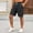 Gray#01, variant on Cargo Shorts for Men Elastic Waistband Drawstring Cotton Like Big and Tall Short Mens Summer Casual Solid Loose Fits Lightwieght Comfy Short Pants