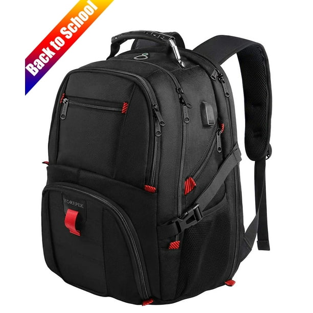YOREPEK 18.4 Laptop Backpack,Large Backpacks Fit Most 18 Inch Laptop ...