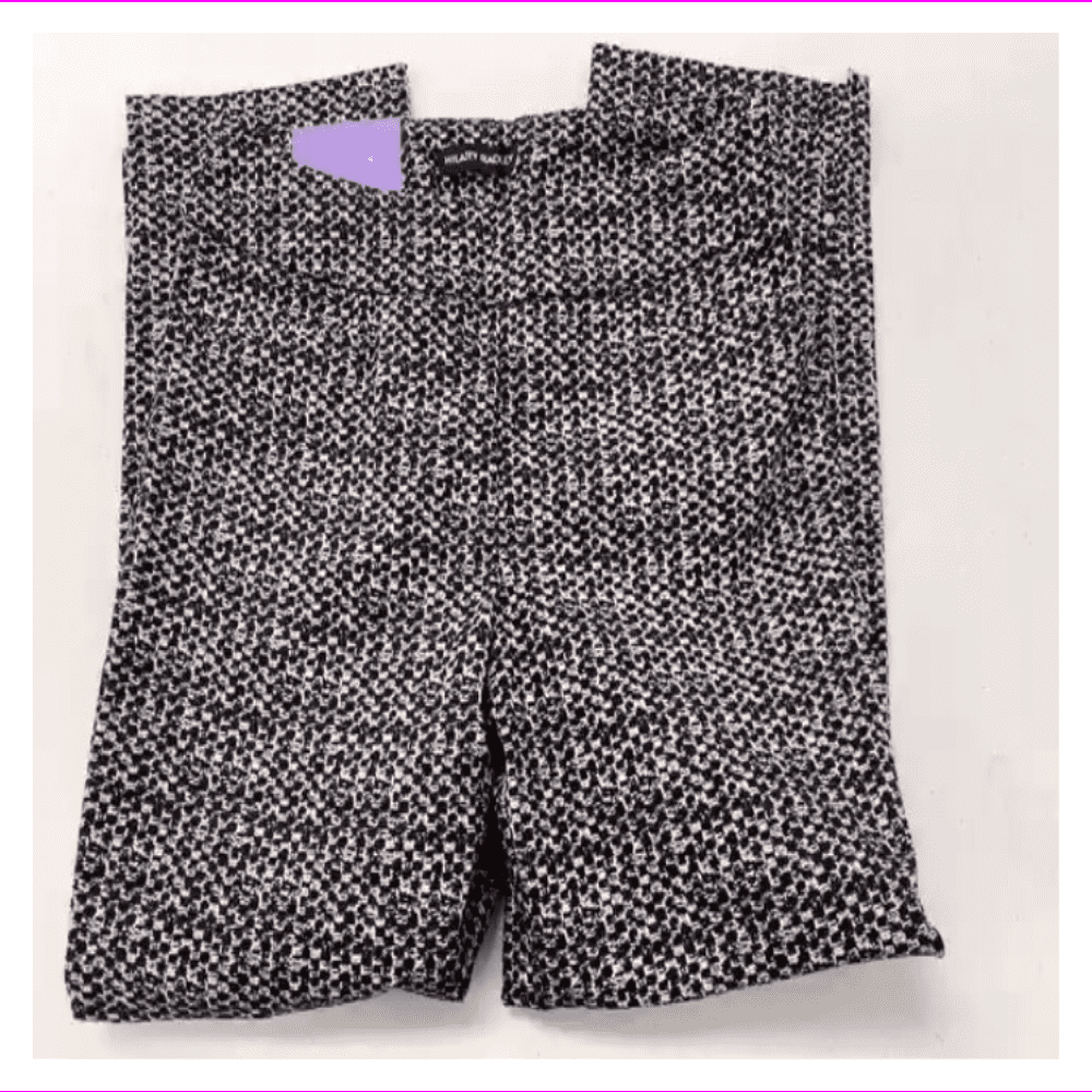 Pantalon Slim Cheville Hilary Radley – Taille 12 – Imprimé Carreaux Noir Et Blanc – Neuf Avec étiquettes