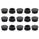 thumbnail image 1 of Uxcell 15 Pack Tapón de Agujero de Plástico, 1 3/8" (35mm) OD Tapa de Tubo Redonda que se Ajusta a Agujeros de 27-30.8mm para Patas de Muebles de Metal, Sillas, Mesas, Negro, 1 of 7