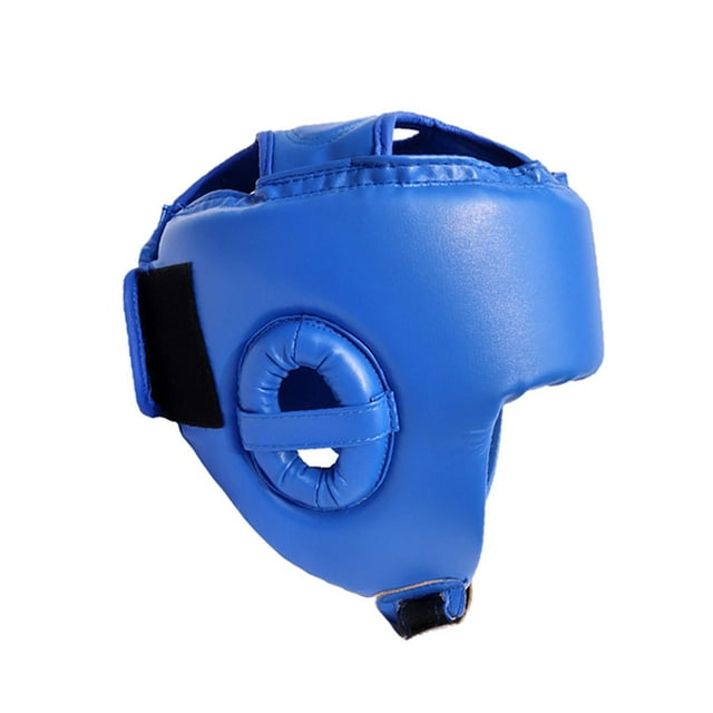 S SERENABLE Boxing Headgear Face Guard Padded Full Face Protection for Mma Sparring Kids blue
