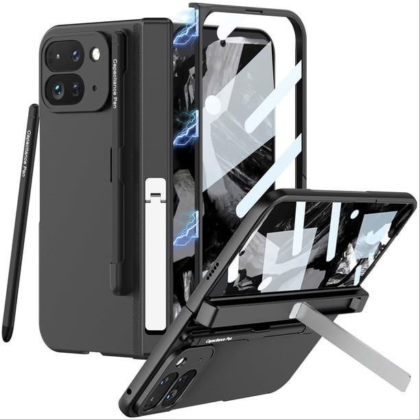 Funda NINKI para Google Pixel 9 Pro Fold con lápiz capacitivo negro