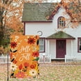 thumbnail image 5 of Welcome Fall Garden Flag 12.5x18 Inch Double Sided Polka Dots Maple Leaf Thanksgiving Garden Flags for Outside, Small Burlap for Autumn Yard Rustic Farmhouse Outdoor Decoration, 5 of 6