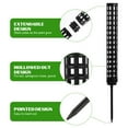 thumbnail image 3 of NICEXMAS Moss Pole Plastic Black ABS for Climbing Plants Monstera Support 2Pcs, 3 of 5