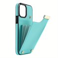 thumbnail image 1 of Luxusy Retro Faux Leather Phone Case For IPhone 15 Plus 14/13/12/11 Pro Max Fashion Upholstered Wallet Card Slot Bag Shockproof Protect Cover, 1 of 5