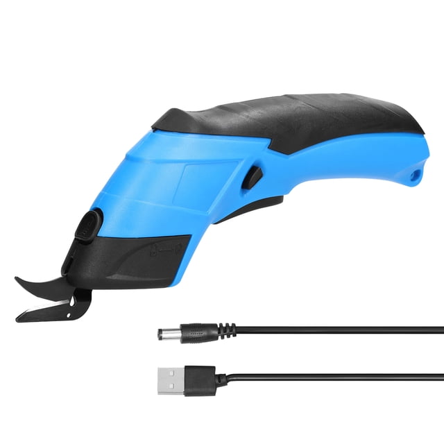 Amdohai Handheld Lithium Electric Power Shear Multi-function Cutting Shears Fabric Carpet PVC Paperboard Cloth Cutting Cordless Rechargeable Shears Cutter