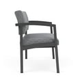 thumbnail image 4 of Lenox Steel Reception Waiting Room Bariatric Chair / Charcoal Steel / Gray, 4 of 5