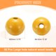 thumbnail image 2 of Uxcell 50 piezas de cuentas de madera naranja de 20 mm, cuentas redondas sueltas con agujero grande de 4.5 mm para hacer joyas, collares, pulseras, manualidades DIY, decoraciones hechas a mano., 2 of 7