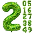 thumbnail image 1 of Globo Yeodong verde número 2 píxeles de 40 pulgadas para cumpleaños, 1 of 7